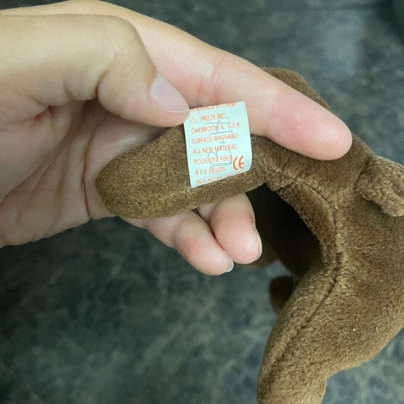 TY Beanie Babies 1993 Chocolate Moose - Picture 6 of 7